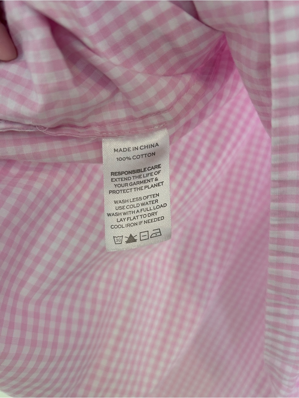 Hill house home athena pink gingham size XS summer 2022 re release - Picture 4 of 4